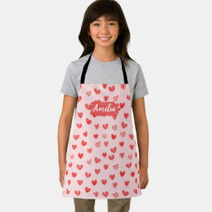Kids Personalised Chef Apron, Cooking Baking BBQ Apron