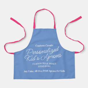 Kids Personalised Chef Apron - Custom Name Design