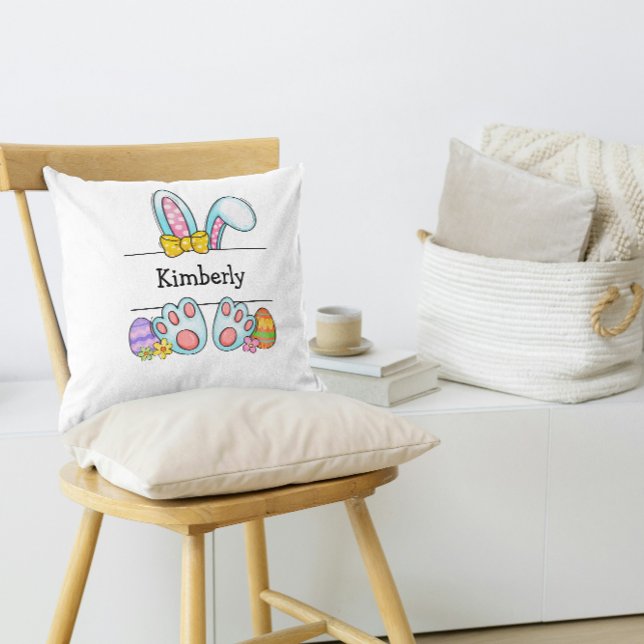 Kids Personalised Easter  Cushion (Creator Uploaded)
