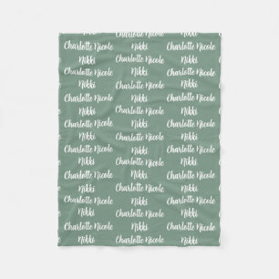 Kids Personalised Fleece Blanket