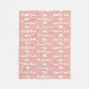 Kids Personalised Fleece Blanket