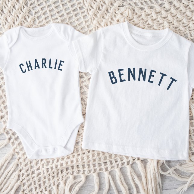 Kids Personalised Name Tee | Navy (Creator Uploaded)