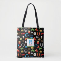 Kids Personalised Video Game Pattern Gamer
