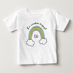 Kids Personalized Rainbow T-Shirt