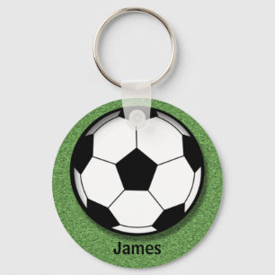 Kids Personalized Soccer Ball Key Chain
