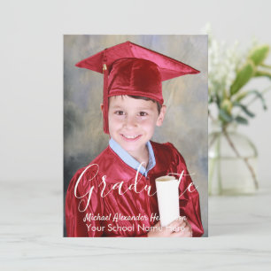 Kids Photo Graduation Announcement