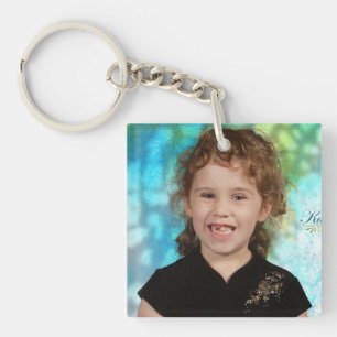 Kids Photo Keychain Gift for Mum or Grandma
