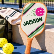 Kids Pickleball Custom Name Number & Nickname