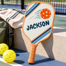 Kids Pickleball Custom Name Number & Nickname