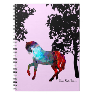 Kids Pink Horse Notebook