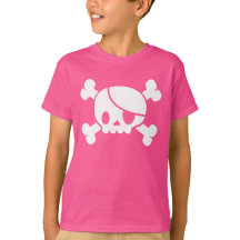 Kid's Pink Pirate T-shirt