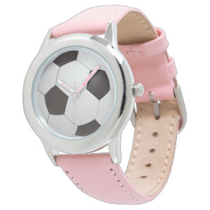 Kids Pink Soccer Ball Watch