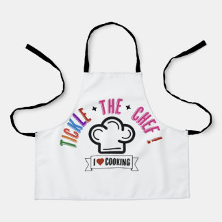 Kids Pink "Tickle the Chef" Food truck style Apron