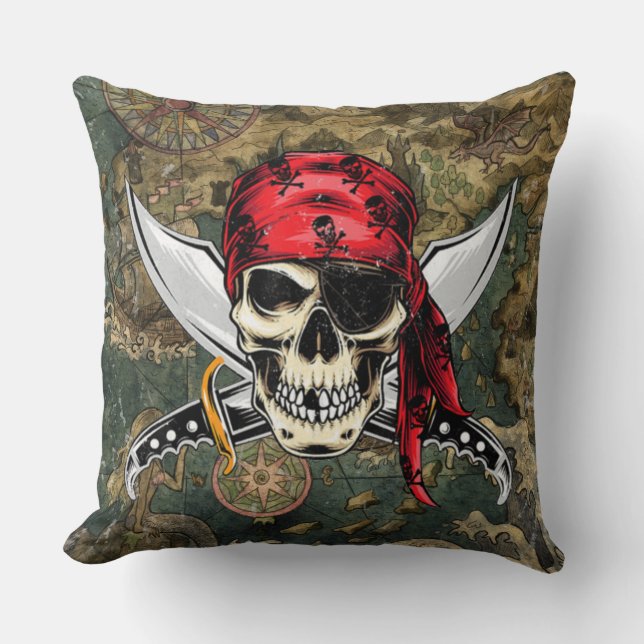 kids’ pirate cushion (Front)