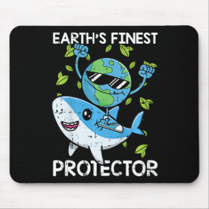 Kids Planet Protector Earth Day Environmental Anim Mouse Pad