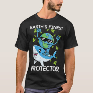 Kids Planet Protector Earth Day Environmental Anim T-Shirt