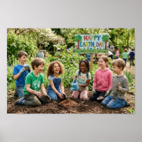 Kids Planting Trees - Celebrate & Protect