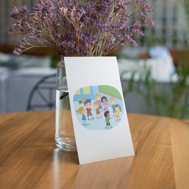 Kids Playing In The Classroom Invitation (Creator Uploaded)