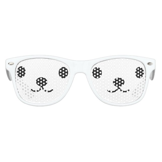 Kid's Polar Bear Summer Fun Sunglasses (White) (Front)
