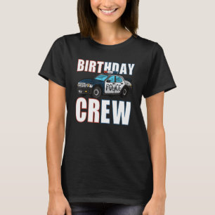 Kids Police Birthday Crew Policeman Officer Cop Bo T-Shirt