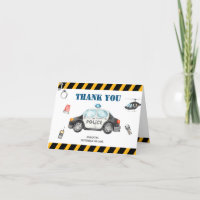 Kid's Police Birthday Party Folded