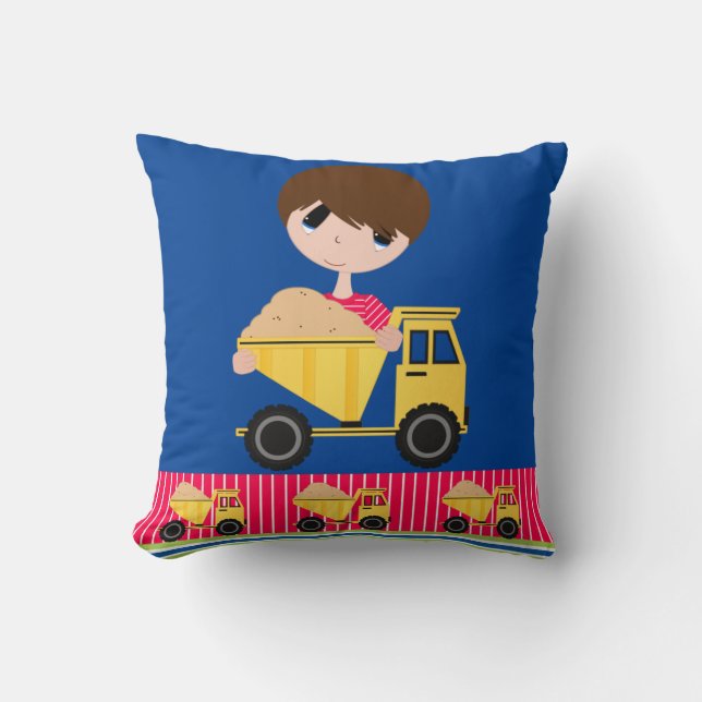 Kids-Polyester Throw Pillow 16" x 16" (Front)