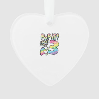 Kids Pop It 3rd Birthday Girls 3 Years Old Fidget Ornament