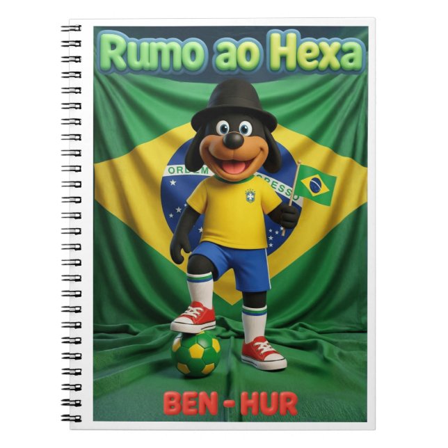Kids' Poster Ben-Hur Cheering Towards the Sixth Ti Notebook (Front)