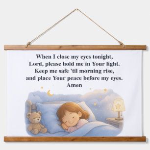 Kids Prayer Hanging Tapestry