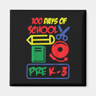 Kids Pre K-3 - 100 Days Of School Magnet