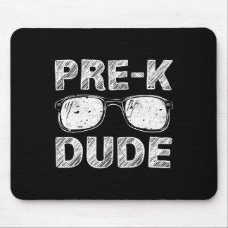 Kids Pre-K Dude First Day of Preschool Gift Back t Mouse Pad