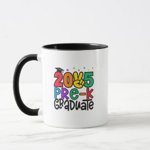 Kids Pre-K Grad 2025 Preschool Prek Graduation Mug