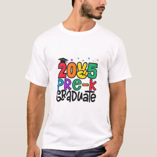 Kids Pre-K Grad 2025 Preschool Prek Graduation T-Shirt