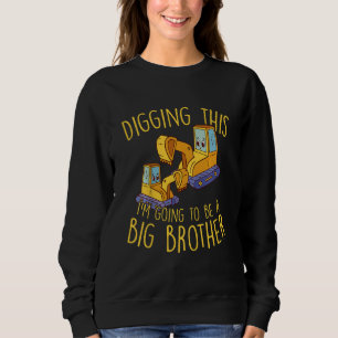 Kids Pregnancy Announcement I'm Going To Be A Big Sweatshirt