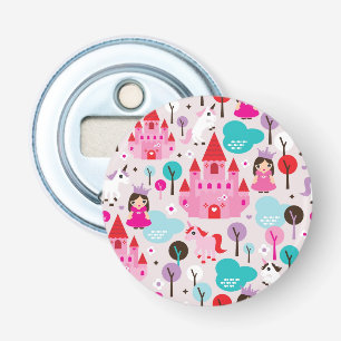 kids princess castle and unicorn bottle opener