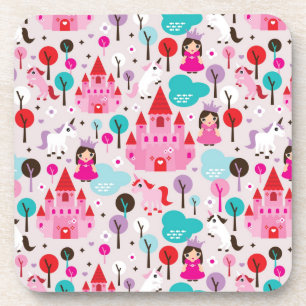kids princess castle and unicorn coaster