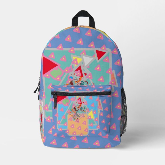 Kid's  printed backpack (Front)