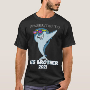 Kids Promoted to Big Brother 2021 Dabbing Shark T-Shirt