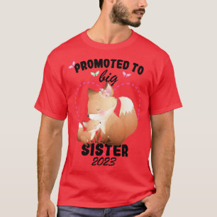 Kids Promoted To Big Sister 2023 Fo Pregnancy Anno T-Shirt