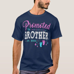 Kids Promoted To Brother Est 2023 Pregnancy Revea T-Shirt