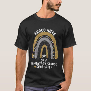 Kids Proud Niece Of A Elementary School Graduate R T-Shirt