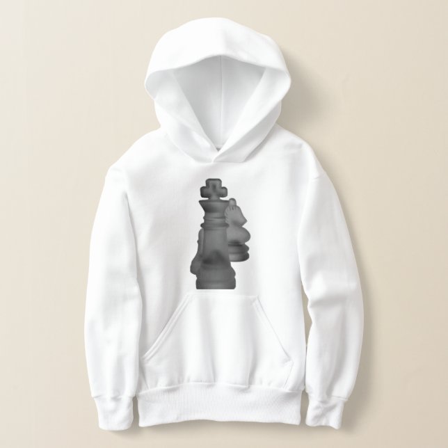 Kids' Pullover Hoodie Chess (Laydown)