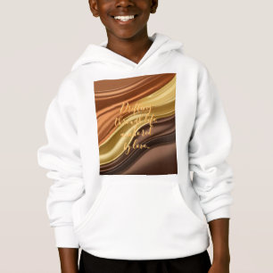 Kids pullover hoodie in stylish graphic