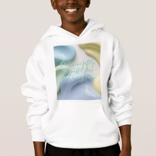 Kids pullover hoodie in stylish graphic
