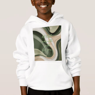 Kids pullover hoodie in stylish graphic
