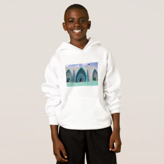 Kids' Pullover Hoodie with Islamic Design