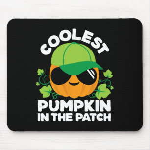 Kids Pumpkin Patch Boys Or Girls Fall Coolest Hall Mouse Pad