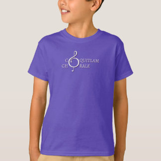 Kids' purple Logo shirt