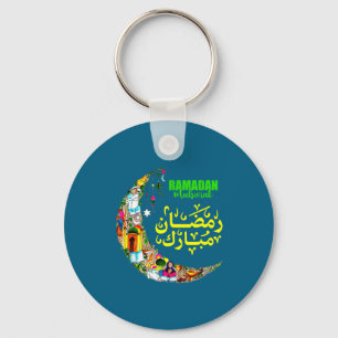 Kids Ramadan Mubarak Kareem For Illustration Key Ring