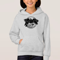 Kid's Raven Hoodie Raven Crow Art Kid's Sweatshirt